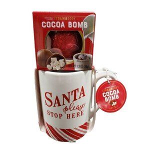 Cocoa Bomb Mug - Strawberry - Marshmallows - Christmas - Secret Santa Gift